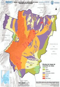 äreas con Riesgo de remoción en masa